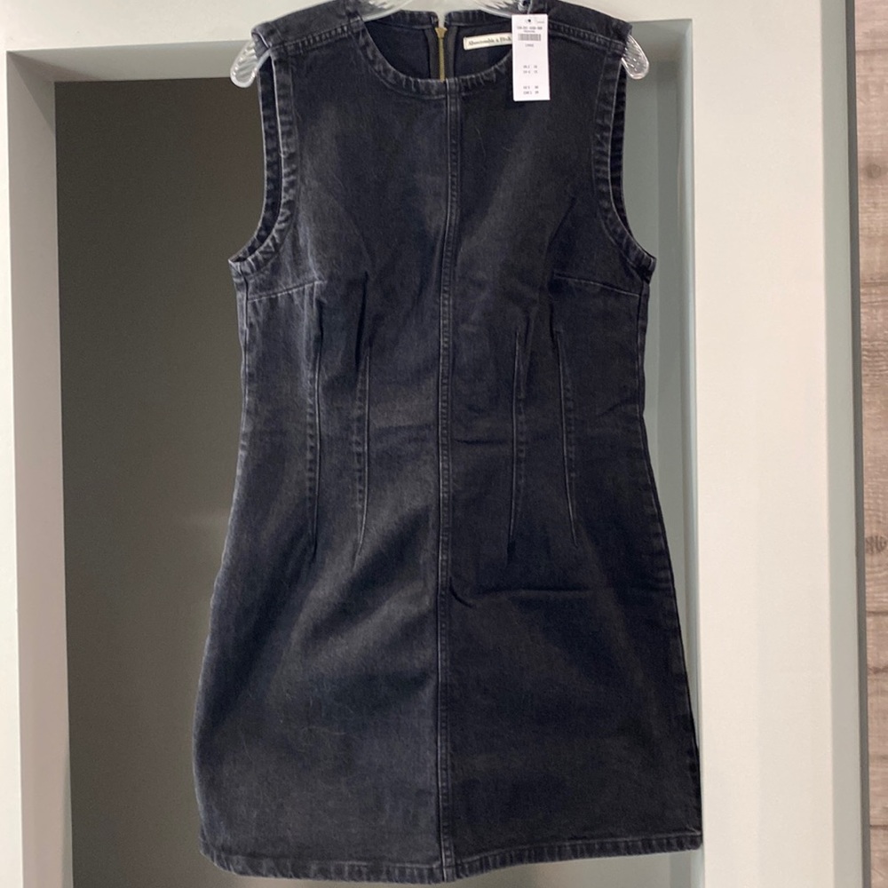 Abercrombie & Fitch DENIM sheath - sleeveless, BRAND NEW w/tags; current style-L